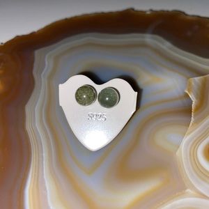 Sterling silver garden quartz earrings